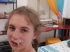 Twister skakade porrfilm med mamma med hårig Stor
